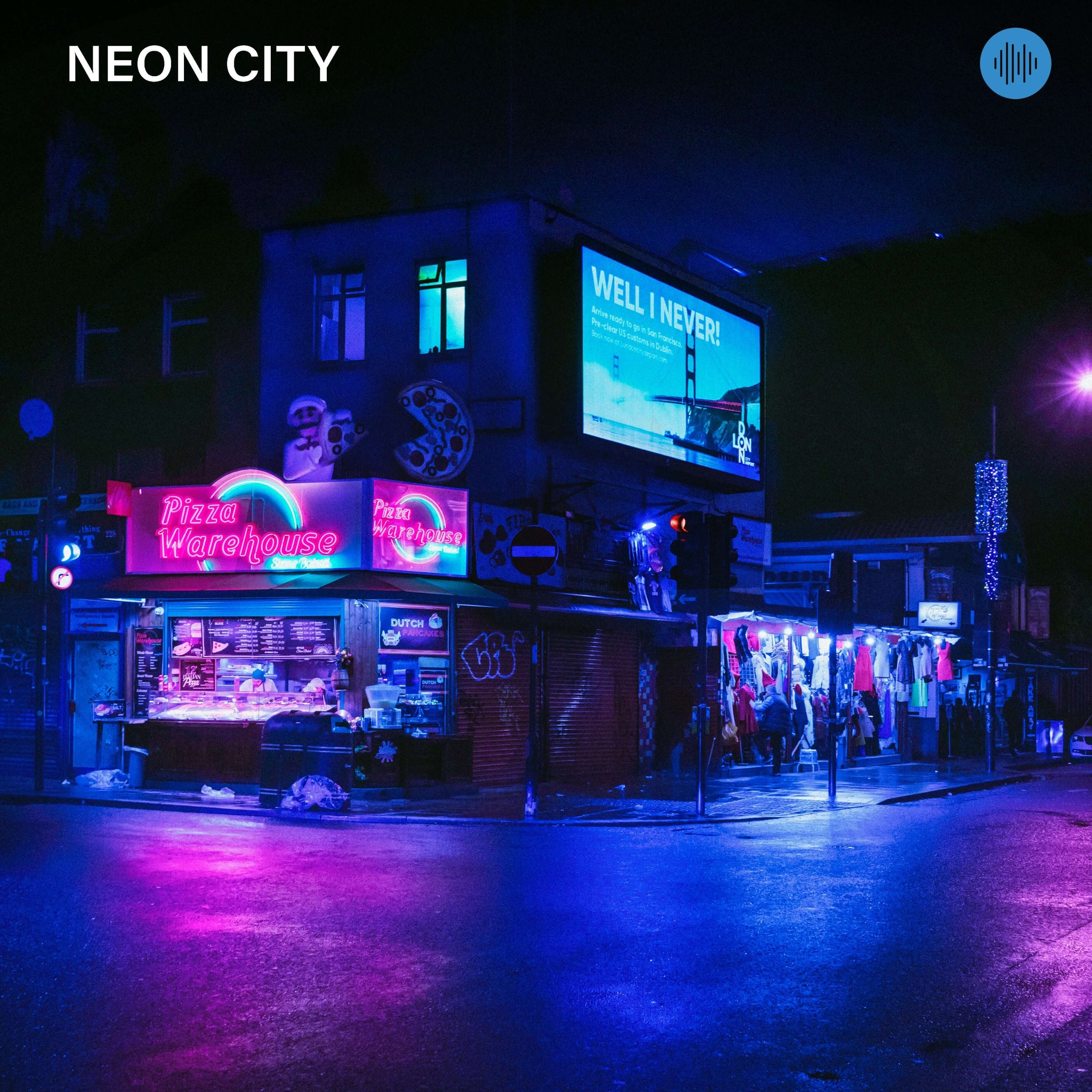 Futuristic neon-inspired synth loops, basslines, and Serum presets for electronic productions